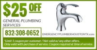 Emergency Plumbing Houston TX