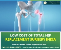 Low cost of total hip replacement surgery India