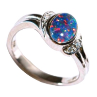 opal wedding rings