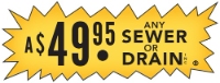 A 49.95 Any Sewer Or Drain