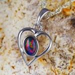 australian opal pendant