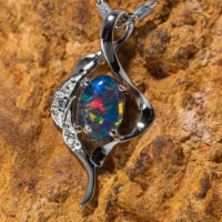 australian opal necklace