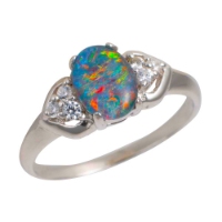 australian opal rings