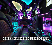 Greensboro Limo Bus • Fancy Party buses and Limousines in Greensboro, NC, for Special Events