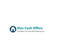 Max Cash Offers - Phoenix