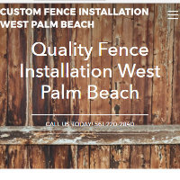 Fence Builders West Palm Beach