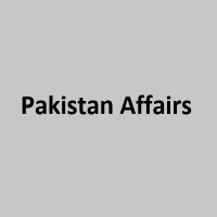 Pakistan Affairs