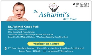 Dr. Ashwini's Kidz Clinic -Child Specialist / Best Pediatrician/ Child Clinic in Baner