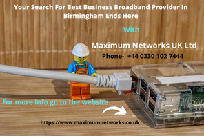 Your Search For Best Business Broadband Provider In Birmingham Ends Here