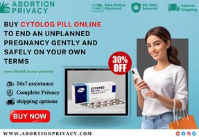 Buy Cytolog pill Online to end an unplanned pregnancy gently and safely on your own terms