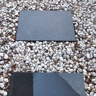 Carbon Black Rectangular Stepping Stones