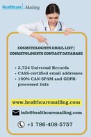 Which company provides a bulk cosmetologist email list?