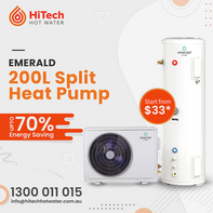 Emerald 200L Split Heat Pump