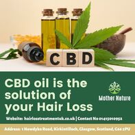 Hair Loss Treatment near Glasgow  - CBD oil for hair loss