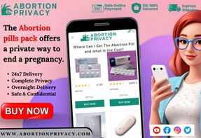 The Abortion pills pack offers a private way to end a pregnancy.