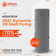 Aquatech 260L Dynamic / X8 Heat Pump