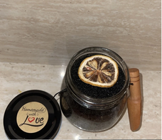 Black Lava and Lemon Detoxifying Scrub