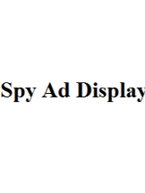 Spy Ad Display