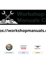 workshop manual