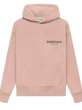 Fear of God Essentials Pullover Hoodie Pink