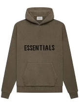 Fear of God Essentials Knit Pullover Hoodie Harvest