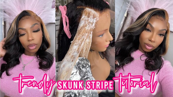 How To Do Skunk Stripe Hair