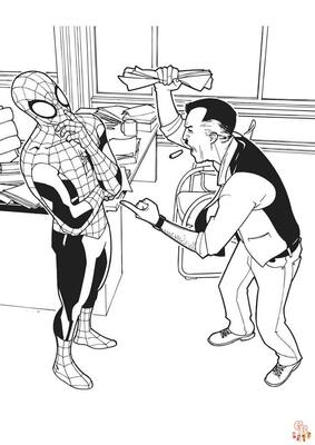 Get Creative With Spider-Man Coloring Pages!