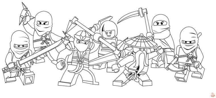 Get Your Ninja on with these Awesome LEGO Coloring Pages!