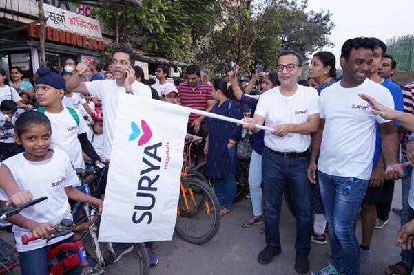 Surya Hospitals Mumbai CYCLOTHON For Children On Children's Day