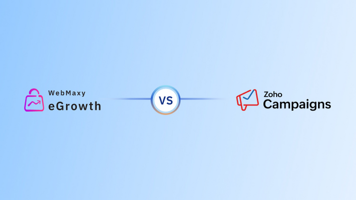 Zoho Campaigns Vs. WebMaxy eGrowth: Features & Pricing | eGrowth