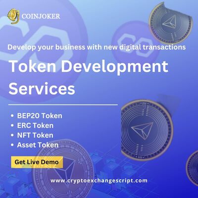 The Crypto Token Development Services On Various Blockchain Networks