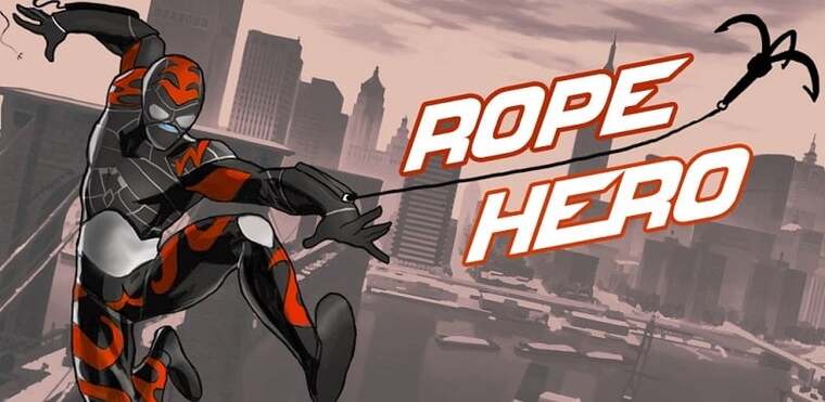 Fly High with the Rope Hero Mod Apk - Experience The Most Intuitive Superhero Game Out There!