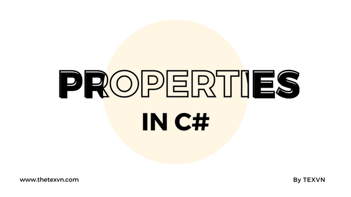 Properties in C# { get ; set; }