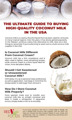 The Ultimate Guide to Buying High-Quality Coconut Milk in the USA