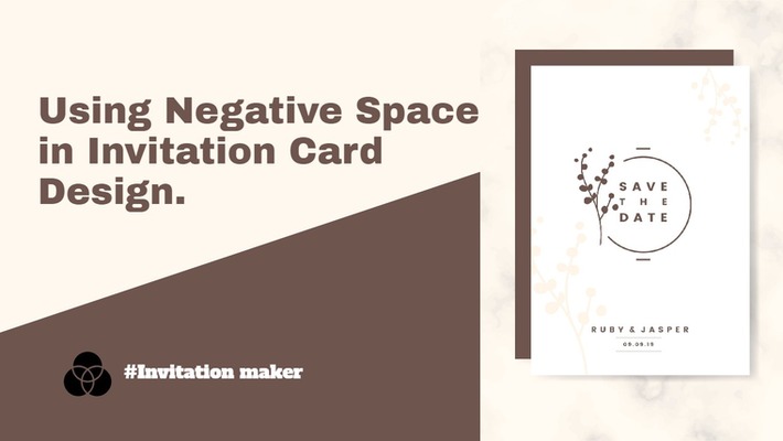 Using Negative Space in Invitation Card Design - Importance