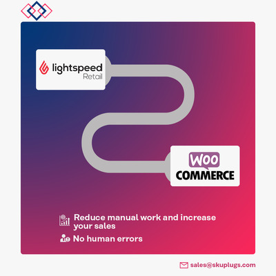 Connect WooCommerce to Lightspeed Retail using SKUPlugs and keep inventory in sync across both systems