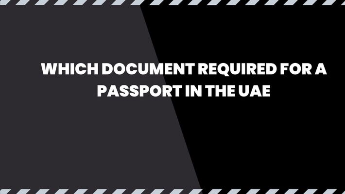 Which Document Required For A Passport In The UAE