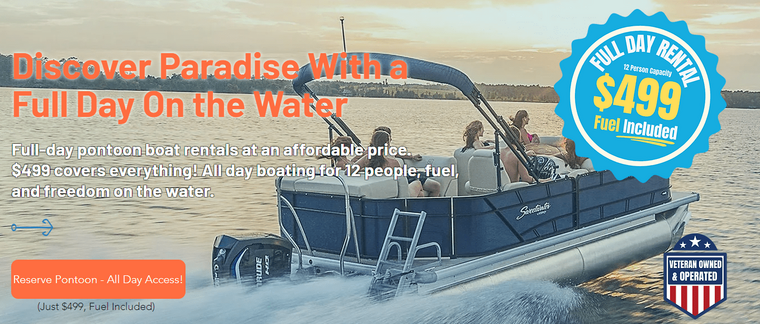 Pontoon Boat Rentals in Space Coast and Treasure Coast