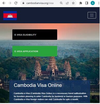 FOR PORTUGAL CITIZENS - CAMBODIA Easy and Simple Cambodian Visa - Cambodian Visa Application Center - Centro de solicitação de visto cambojano para vistos de turista e de negócios