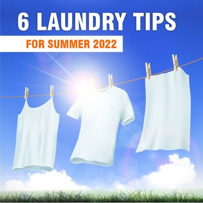 6 Laundry Tips For Summer 2022